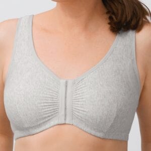 Amoena Fleur Non-Wired Bra - Grey Melange 44695