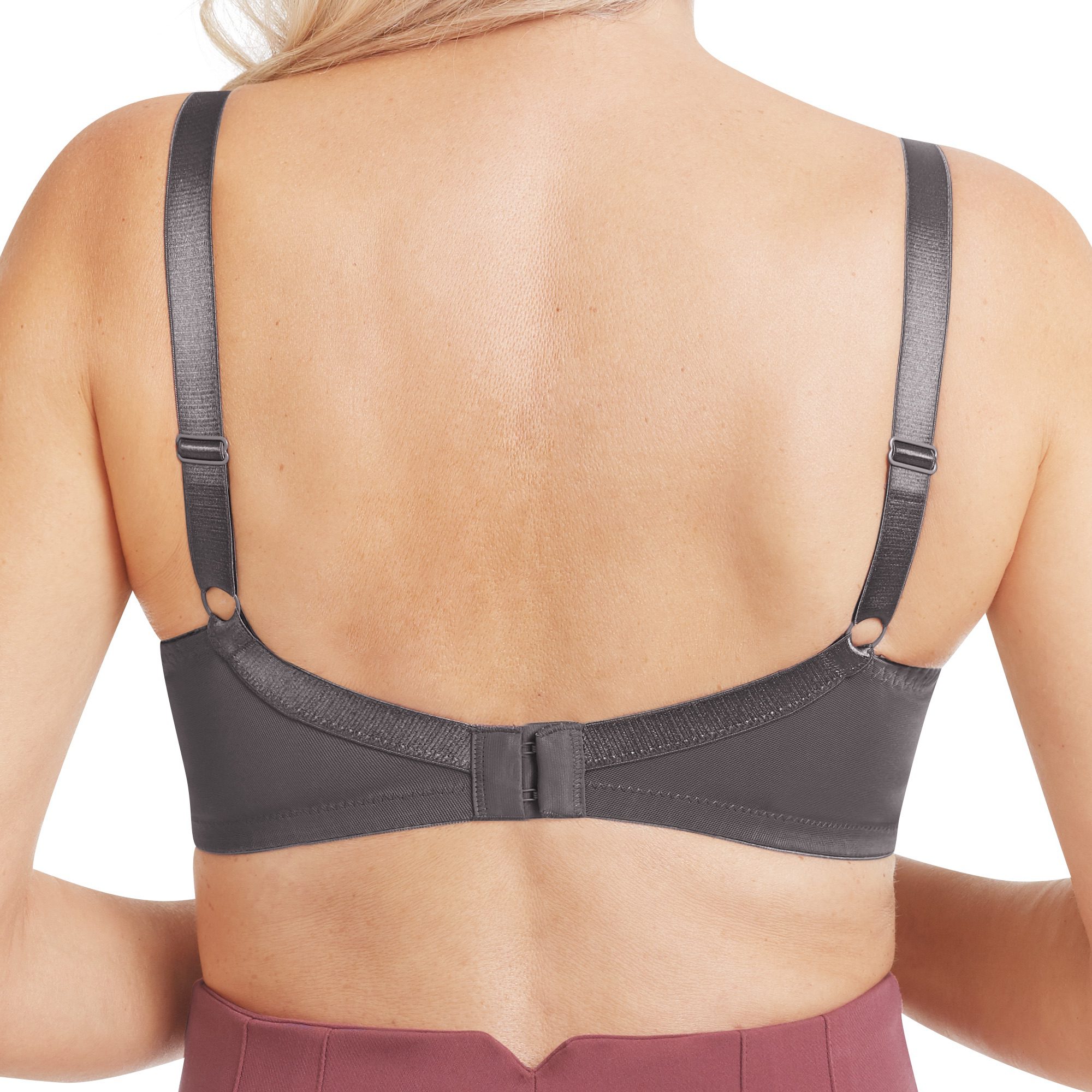 Nancy Wire-Free Front Closure Bra - Dark Grey & Light Nude 44740 / 44739 - Image 2
