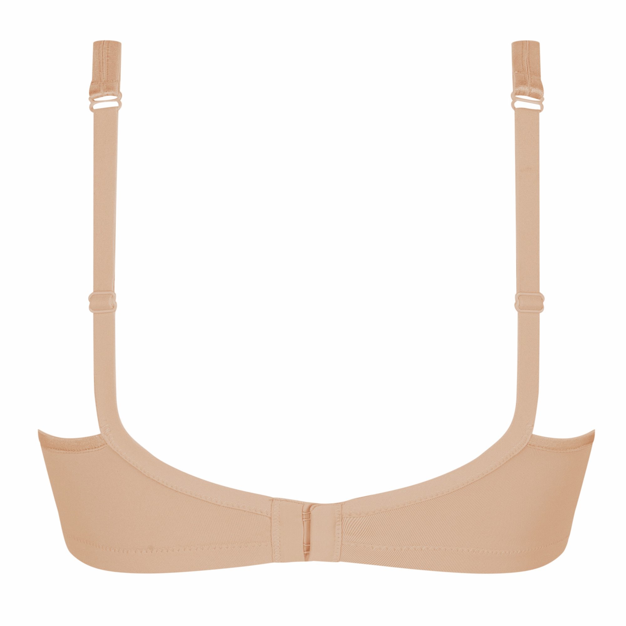 Mara Padded Wire-Free Front Closure Bra - Dark Grey & Light Nude 44742 / 44741 - Image 6
